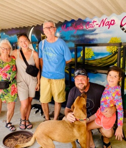 The Sprauer Family members at PuRR Project in Puerto Vallarta